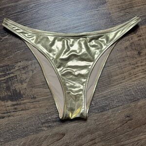 Aerie Gold Bikini Bottom